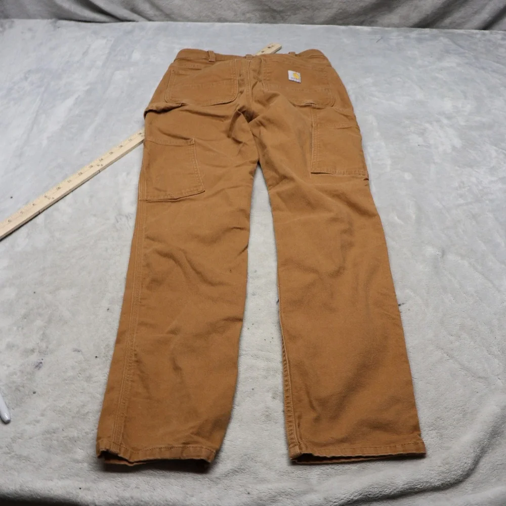 Carhartt Pants Womens 2 Short Brown Essential Ashland Relaxed Fit Workwear 29x30